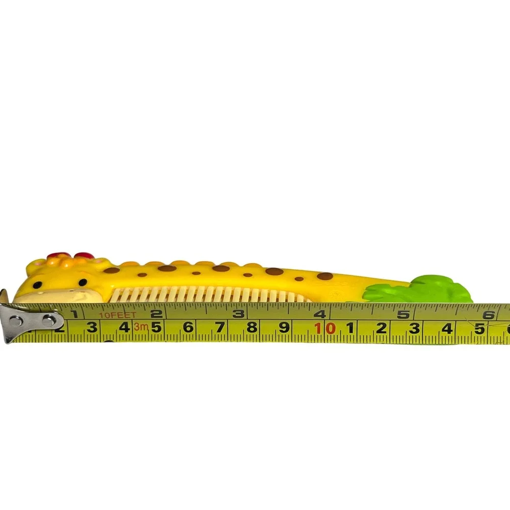 Giraffe Kids Hair Comb Yellow Green Cute Cartoon‎ Animal Brush Stocking Stuffer